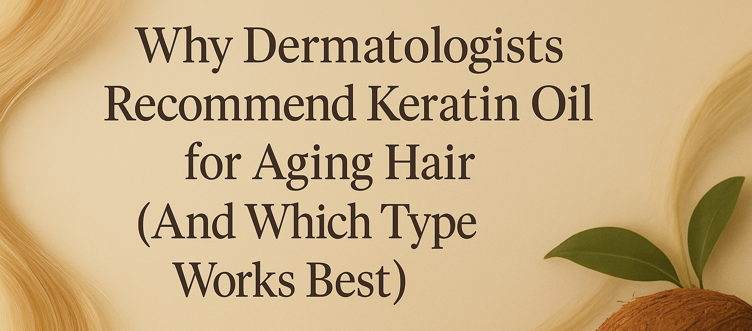 Why Dermatologists Recommend Keratin Oil for Aging Hair (And Which Type Works Best)