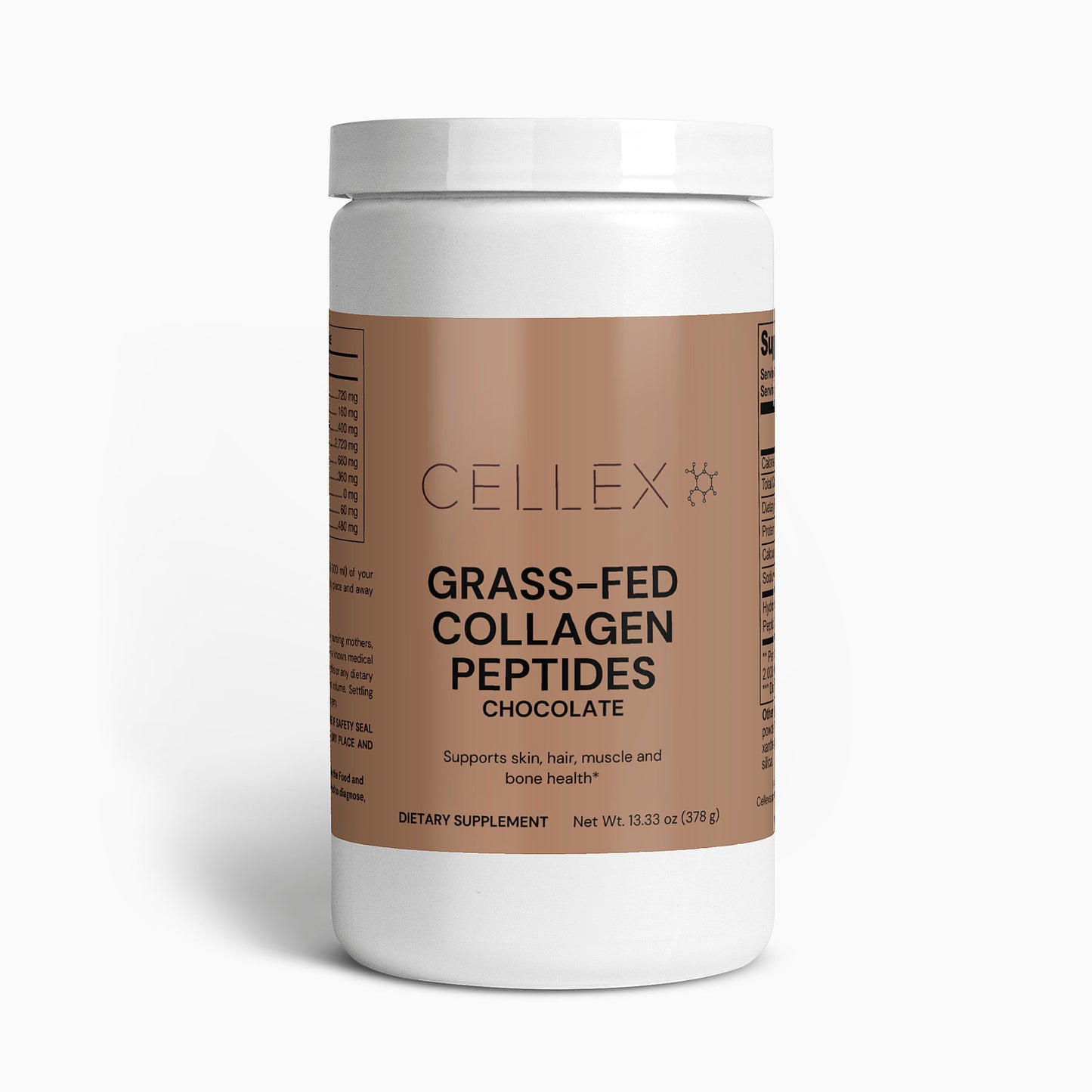 Grass-Fed Hydrolyzed Collagen Peptides (Chocolate)