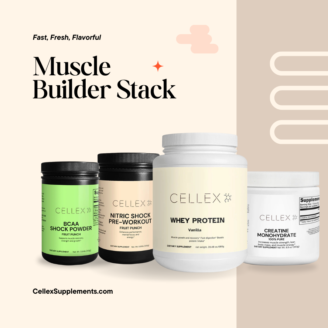 Muscle Builder Stack (Vanilla+Fruit Punch)