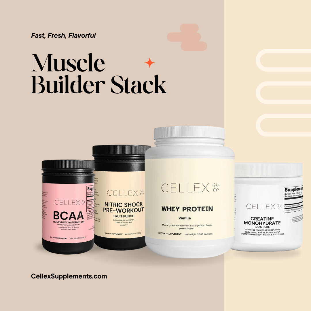 Muscle Builder Stack (Vanilla+Honeydew Watermelon)