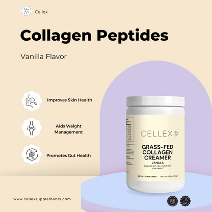 Grass-Fed Hydrolyzed Collagen Peptides (Vanilla)