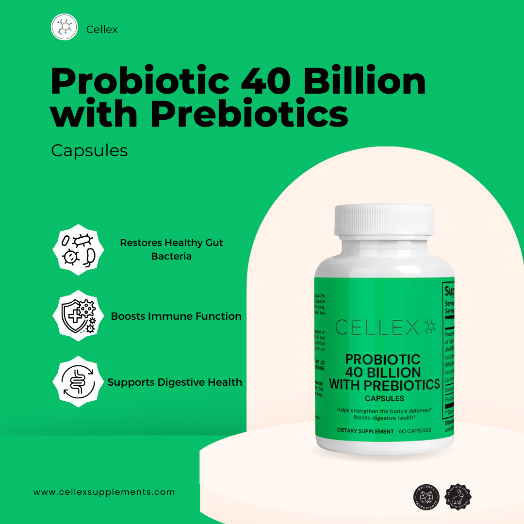 Probiotic 40 Billion with Prebiotics