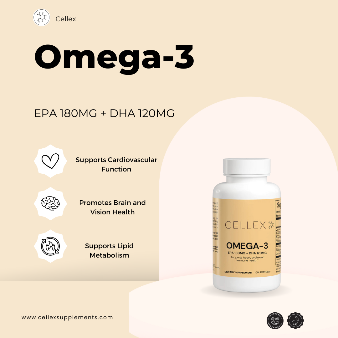 Omega-3 EPA 180mg + DHA 120mg