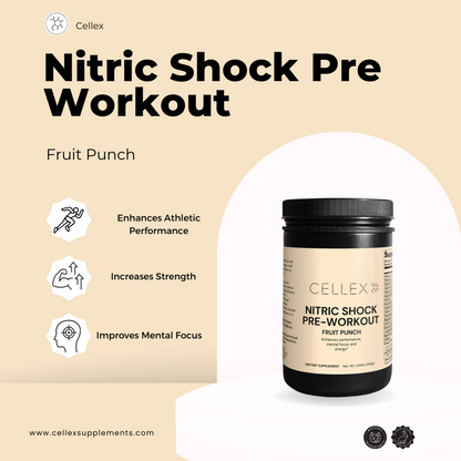 Nitric Shock Pre-Workout Powder (Fruit Punch)