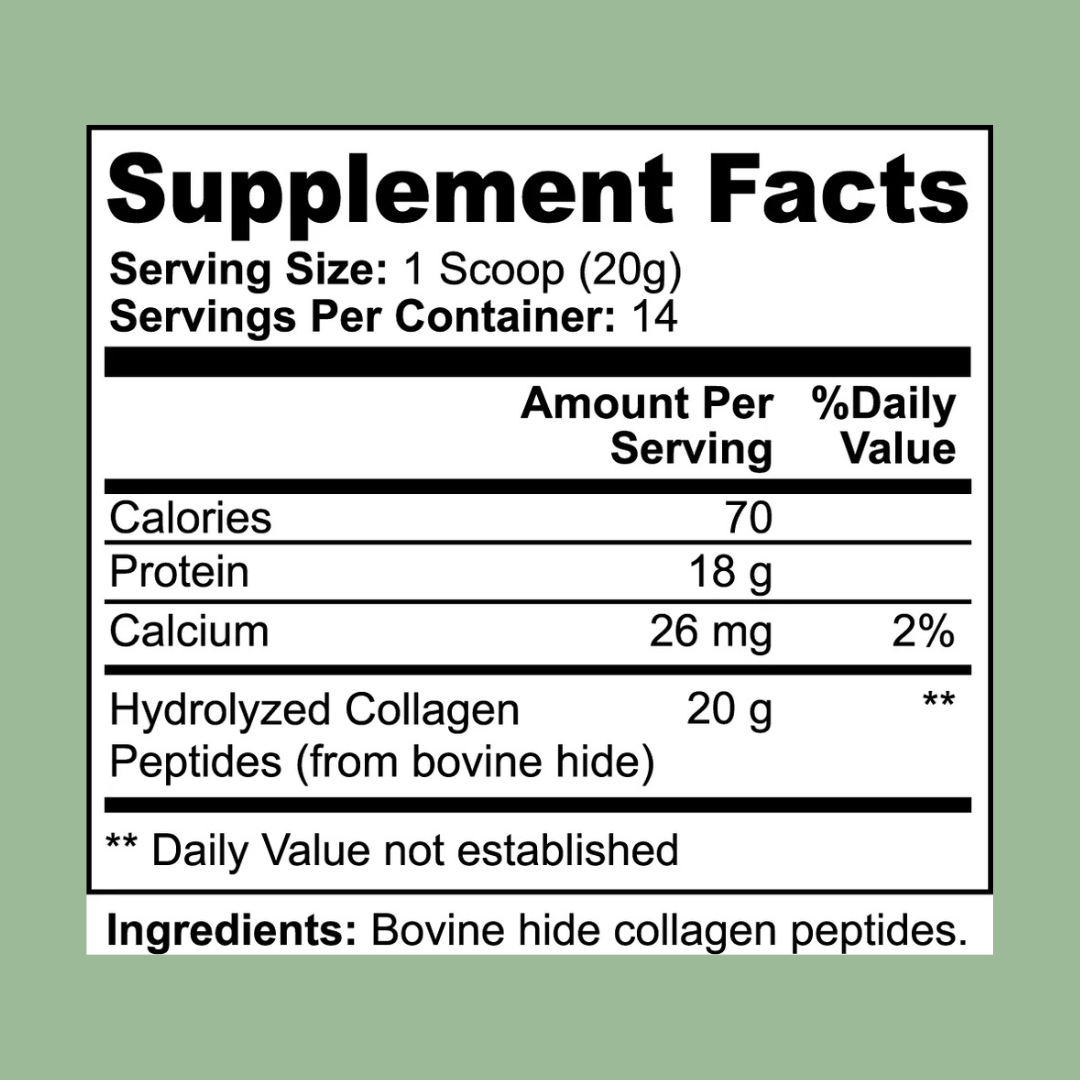 Grass-Fed Hydrolyzed Collagen Peptides