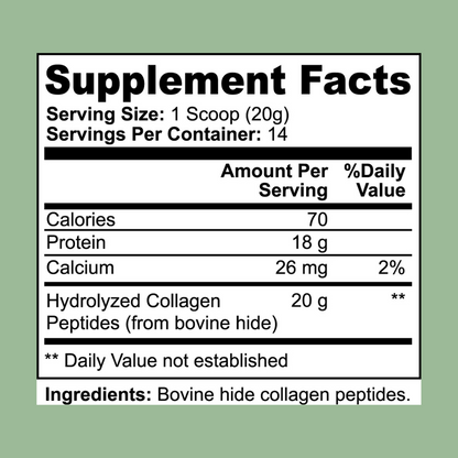 Grass-Fed Hydrolyzed Collagen Peptides